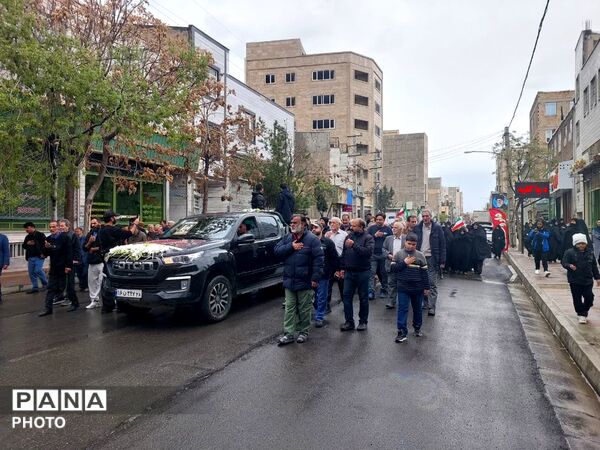 تشییع پیکر پاک شهید بشنیجی در محمدشهر کرج