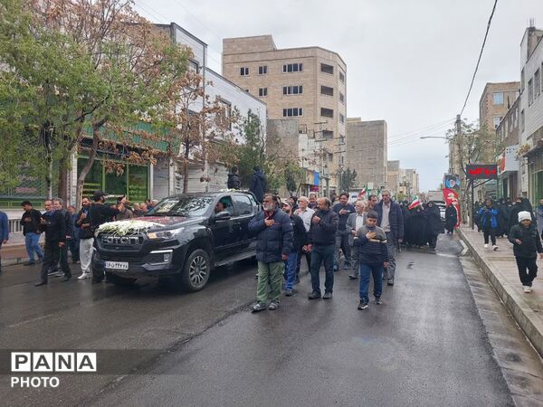 تشییع پیکر پاک شهید بشنیجی در محمدشهر کرج