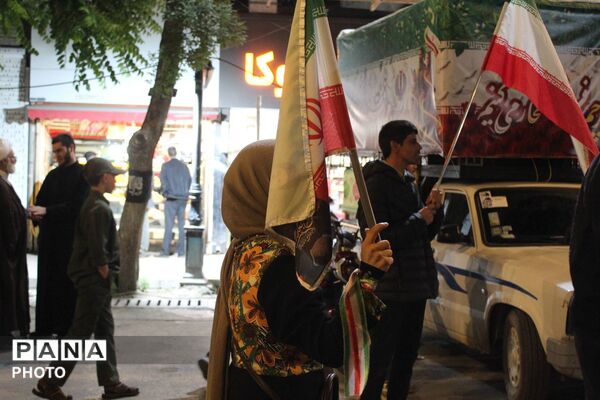 تجمع گسترده شهروندان بجنورد در حمایت از اقتدار کشور
