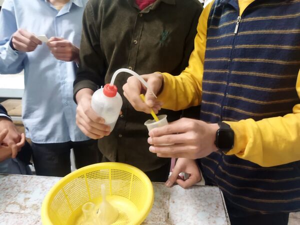 بازدید دانش‌آموزان دبیرستان نمونه دانش از پژوهشسرای رازی