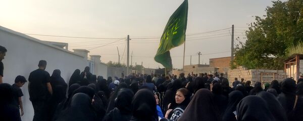 مراسم عزاداری امام حسین‌‌(ع) در روستای باغات