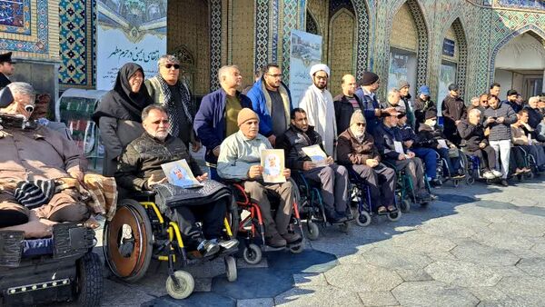 تشییع جانباز شهید دکتر موسی میرشکار در مشهد