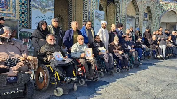 تشییع جانباز شهید دکتر موسی میرشکار در مشهد
