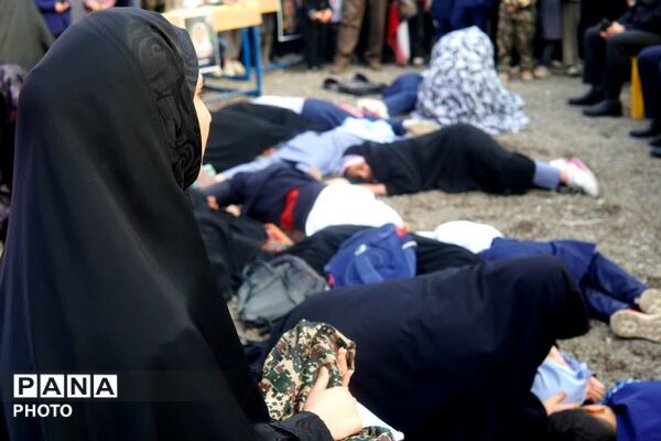 دلنش آموزان گرگانی در سوگ دانش آموزان میناب