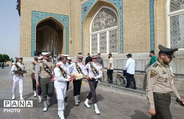گلباران مزار امیر سپهبد شهید «موسوی» در قم