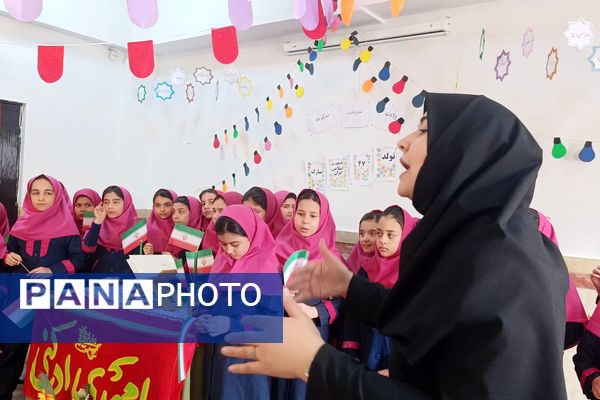 جشن نیمه شعبان در مدرسه شهید اسماعیلی عقدا پردیس 