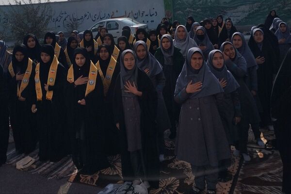 مراسم فاطمیه در مدرسه والدین آناخاتون تبریز