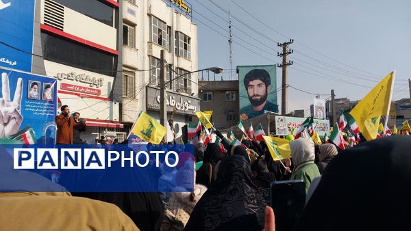 راهپیمایی ۲۲ بهمن در شهرستان قدس  