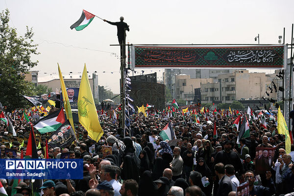 مراسم تشییع شهید اسماعیل هنیه در تهران
