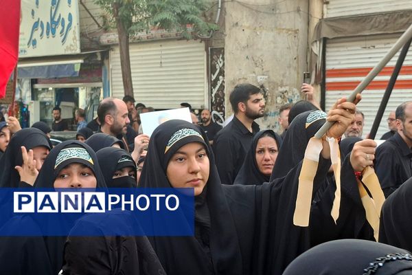 مردم قرچک در سوگِ سردار شهید حسن خوانساری 