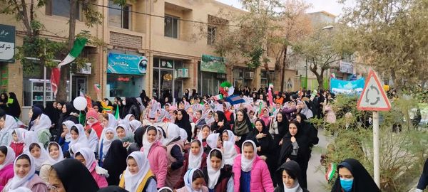 راهپیمایی روز13 آبان در شهر کلات برگزار شد