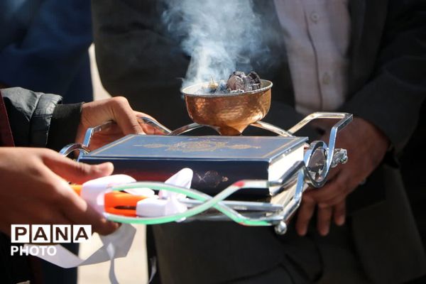 افتتاح زمین چمن دبیرستان شهید علی نکویی شهرستان فهرج