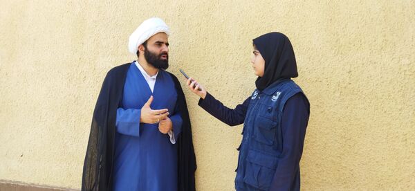 غرفه خبرگزاری پانا و سازمان دانش‌آموزی در مراسم افتتاحیه فعالیت‌های تابستانی