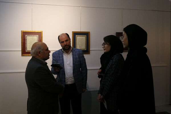افتتاح نمایشگاه خوشنویسی شاعر و خوشنویس تبریزی