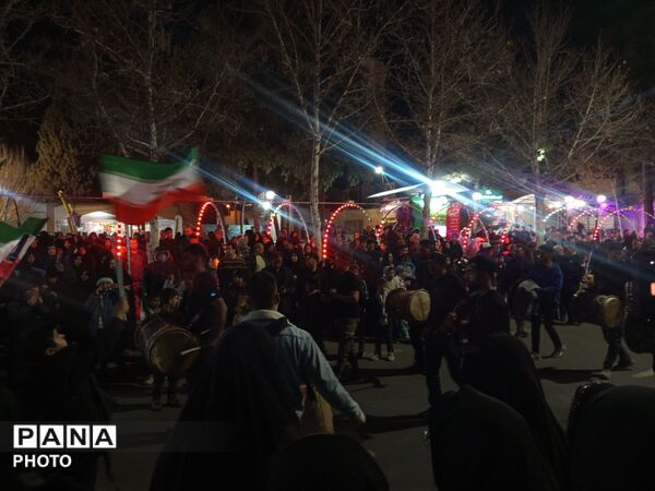 خروش پرشور مردم کاشمر در پی جنایات آمریکایی، صهیونی 