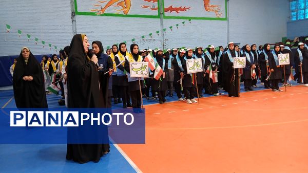  همایش دانش‌آموزی یاوران انقلاب شهرستان ورامین