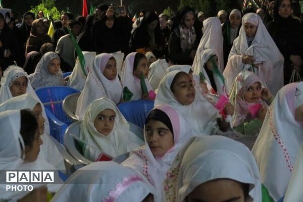 بهشت در کف خیابان های شهر ری با حضور ریحانه های بهشتی