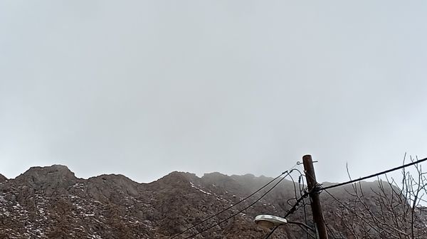 بارش زیبای باران با عطر و بوی بهار در شهرستان بن