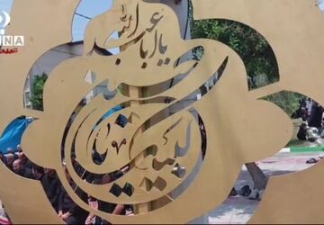 نماز ظهر عاشورا،عزاداران حسینی را در کردکوی به صف کرد
