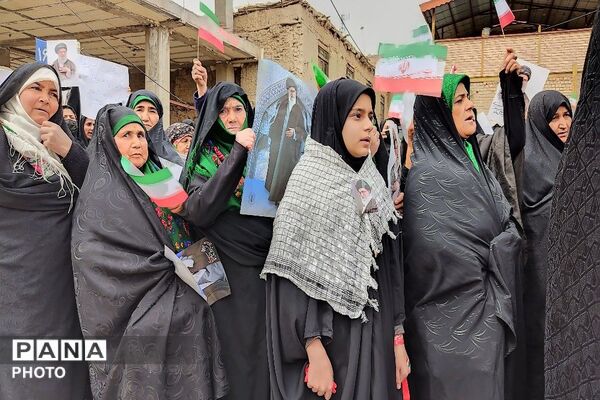 فریاد بغض فرو خورده مردم شهر بار در راهپیمایی روز جهانی قدس