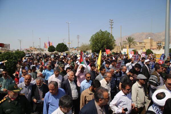 راهپیمایی روز قدس در تنگستان