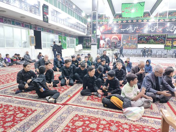 مراسم عزاداری ایام  فاطمیه در موکب مردمی شاهزاده علی اصغر فدافن 