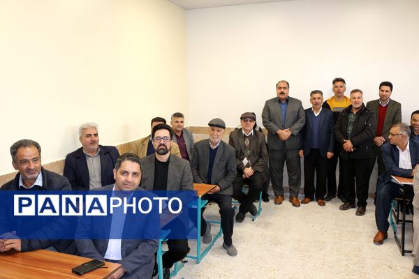 افتتاح دبیرستان متوسطه اوّل ۴ کلاسه «مصیب جلالی» در روستای دهنه اخلمد چناران