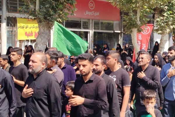 شکوه عزاداران رضوی در لردگان