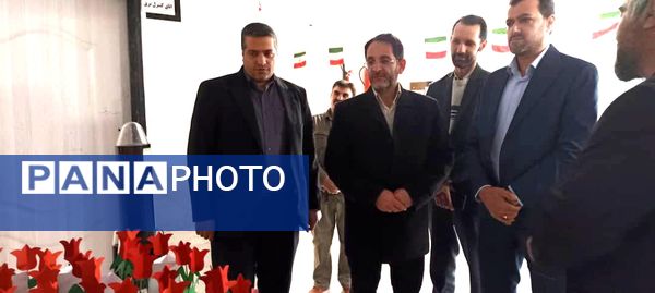 افتتاح نمازخانه، سایت و کتابخانه مدرسه دانشمند منطقه پردیس در دهه فجر