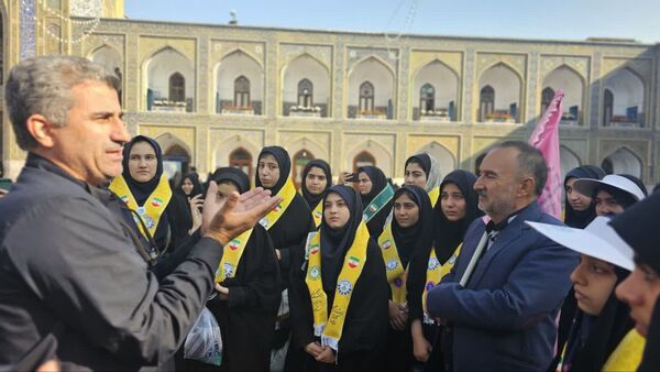 اردوی زیارتی تربیتی دانش‌آموزان دختر پیشتاز در مشهد مقدس