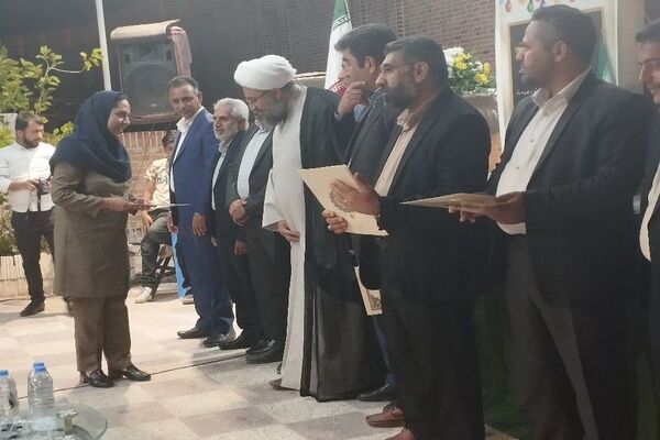 تجلیل از فرهنگیان شهرستان حاجی‌آباد 