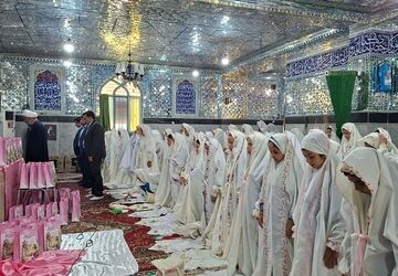 شکوه بندگی دختران در ضیافت جشن تکلیف شهرستان قرچک 