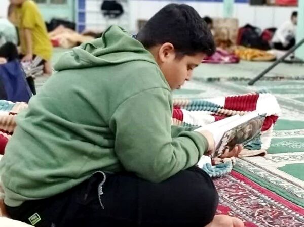 اعتکاف دانش‌آموزی در ایذه
