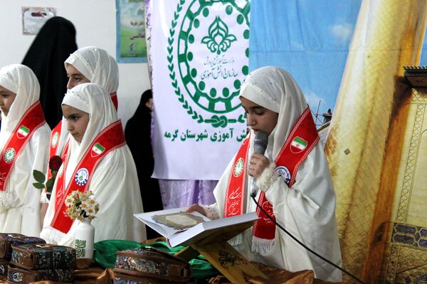 حضور قائم‌مقام سازمان دانش آموزی کشور در جمع پیشتازان معتکف گرمه 