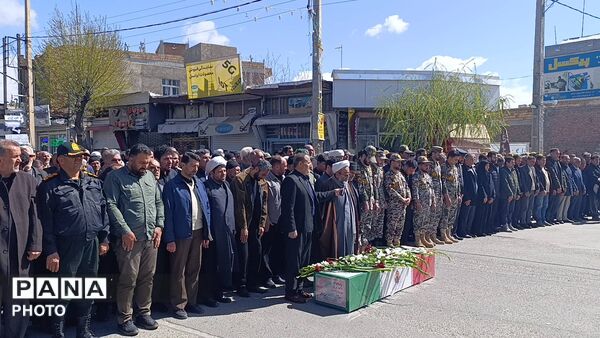 تشییع پیکر مطهر شهید والامقام سالار امامی‌فر