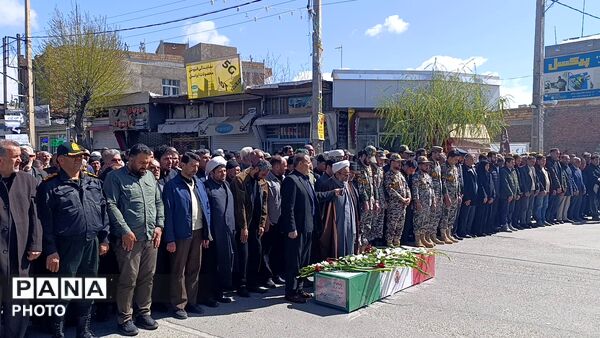 تشییع پیکر مطهر شهید والامقام سالار امامی‌فر