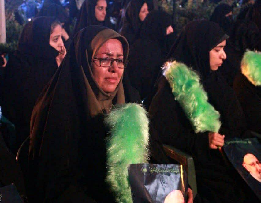 سوگواره مادران کاشمری در مراسم یادبود تسلای مادران شهید