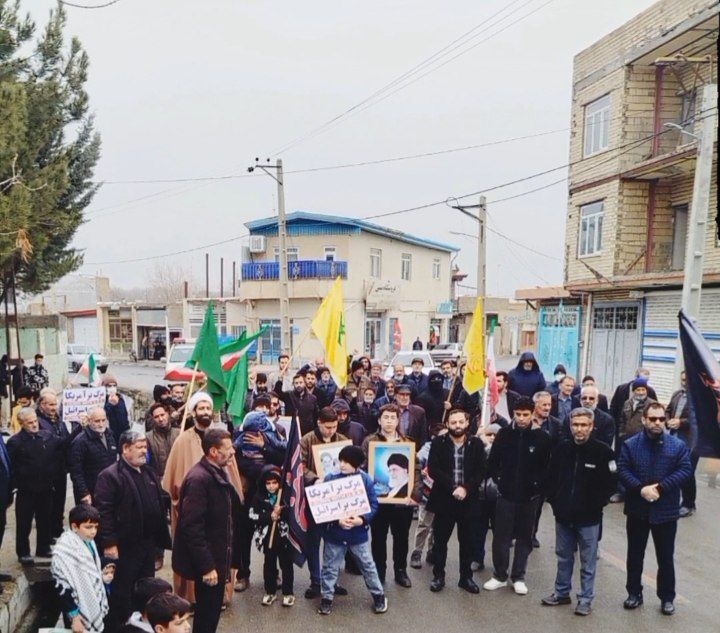 حضور باشکوه مردم روستای انوج در راهپیمایی روز جهانی قدس
