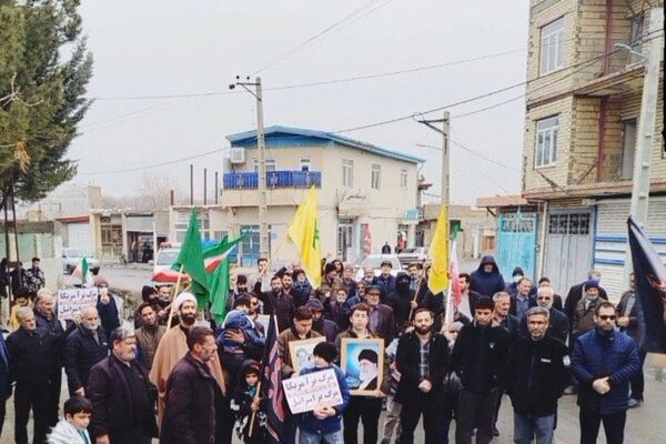 حضور باشکوه مردم روستای انوج در راهپیمایی روز جهانی قدس