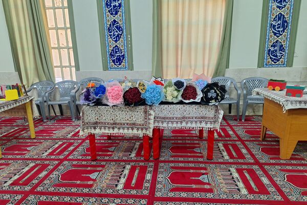 نمایشگاه آثار مسابقات جشنواره فرهنگی هنری امید فردا 
