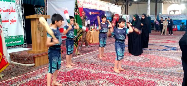  آیین افتتاحیه نمایشگاه پایگاه‌های مقاومت بسیج اسوه‌ شهرستان ملایر