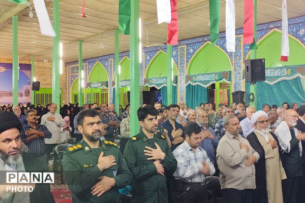 یادواره شهدای صغاد در حسینیه شهدای آباده
