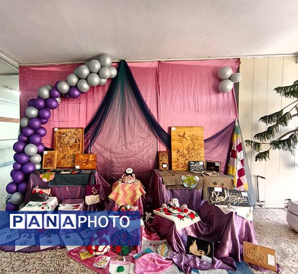 برپایی نمایشگاه دست سازه‌های دانش‌آموزی در ورامین