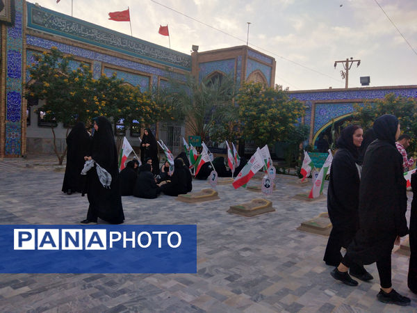 اردوی راهیان نور دختران دانش‌آموز قم