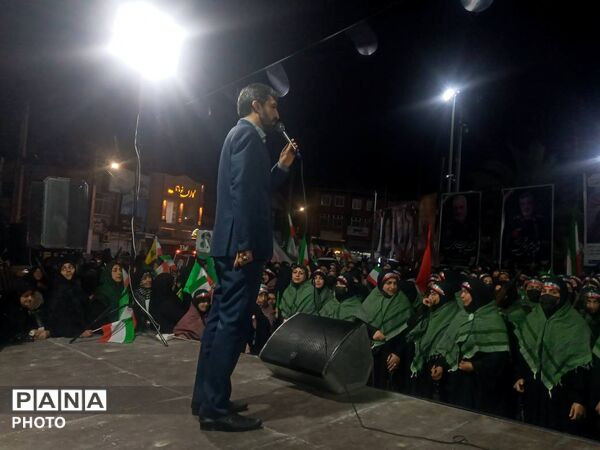 اجتماع مردمی حامیان آرمان‌های انقلاب اسلامی ایران در گلوگاه 