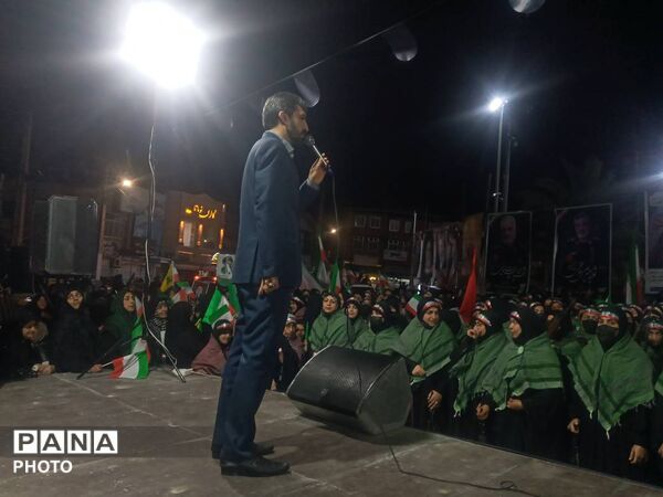 اجتماع مردمی حامیان آرمان‌های انقلاب اسلامی ایران در گلوگاه 