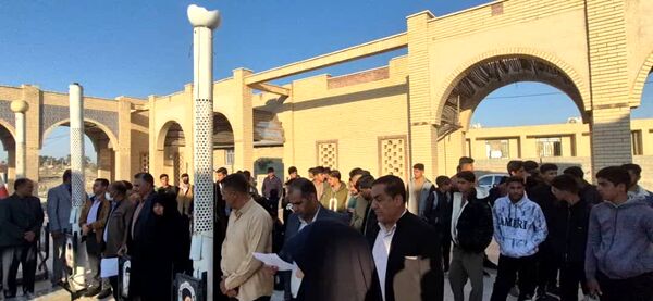 اعزام ۷۷ دانش‌آموز پسر فاریابی به مناطق عملیاتی جنوب کشور