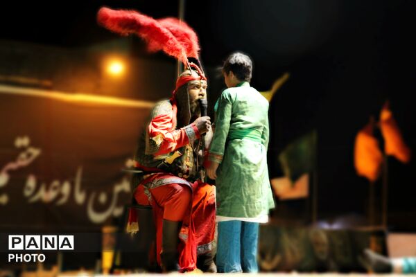 پرده نهم سوگواره ملی تعزیه دهزیار به نام سیدالشهدا(ع) رقم خورد
