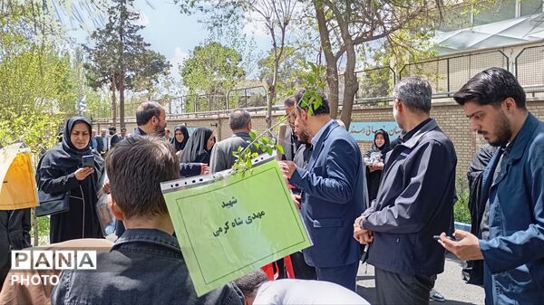 پویش کاشت «نهال امید» در آموزش و پرورش ناحیه 2 کرج و شهرستان فردیس