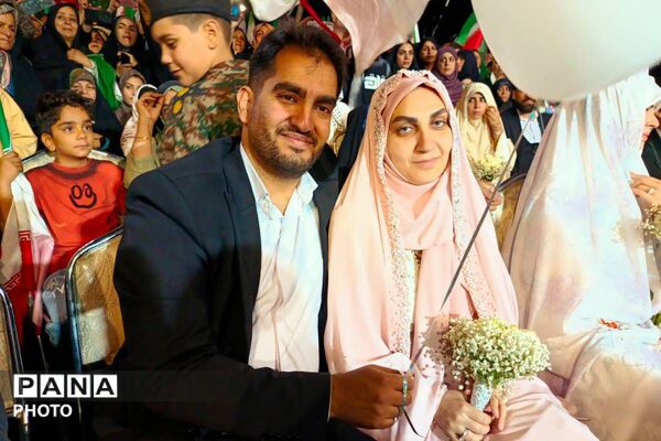 مراسم ازدواج آسان ۴۷ زوج جان فدا در شهرری
